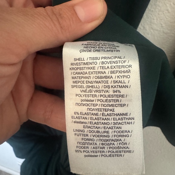 Lauren Ralph Lauren Green Twist Front Evening Gown Size 4 MSRP $245 - Picture 5 of 5